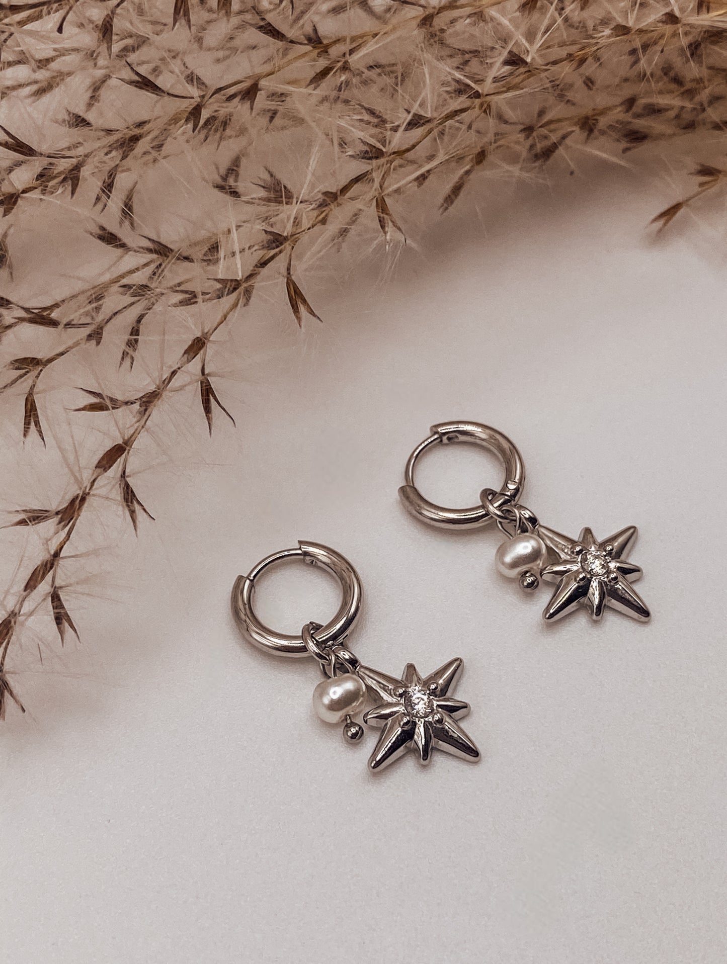 Ohrringe Pearly Star