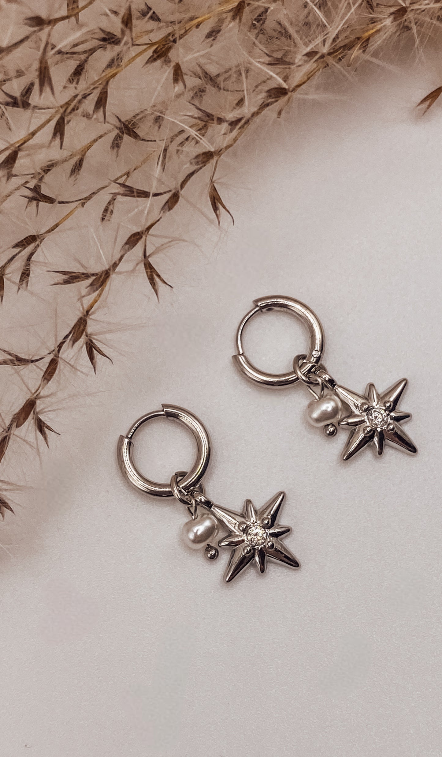 Ohrringe Pearly Star