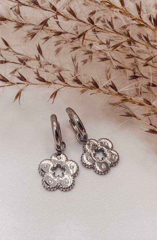 Ohrringe Silver Bloom