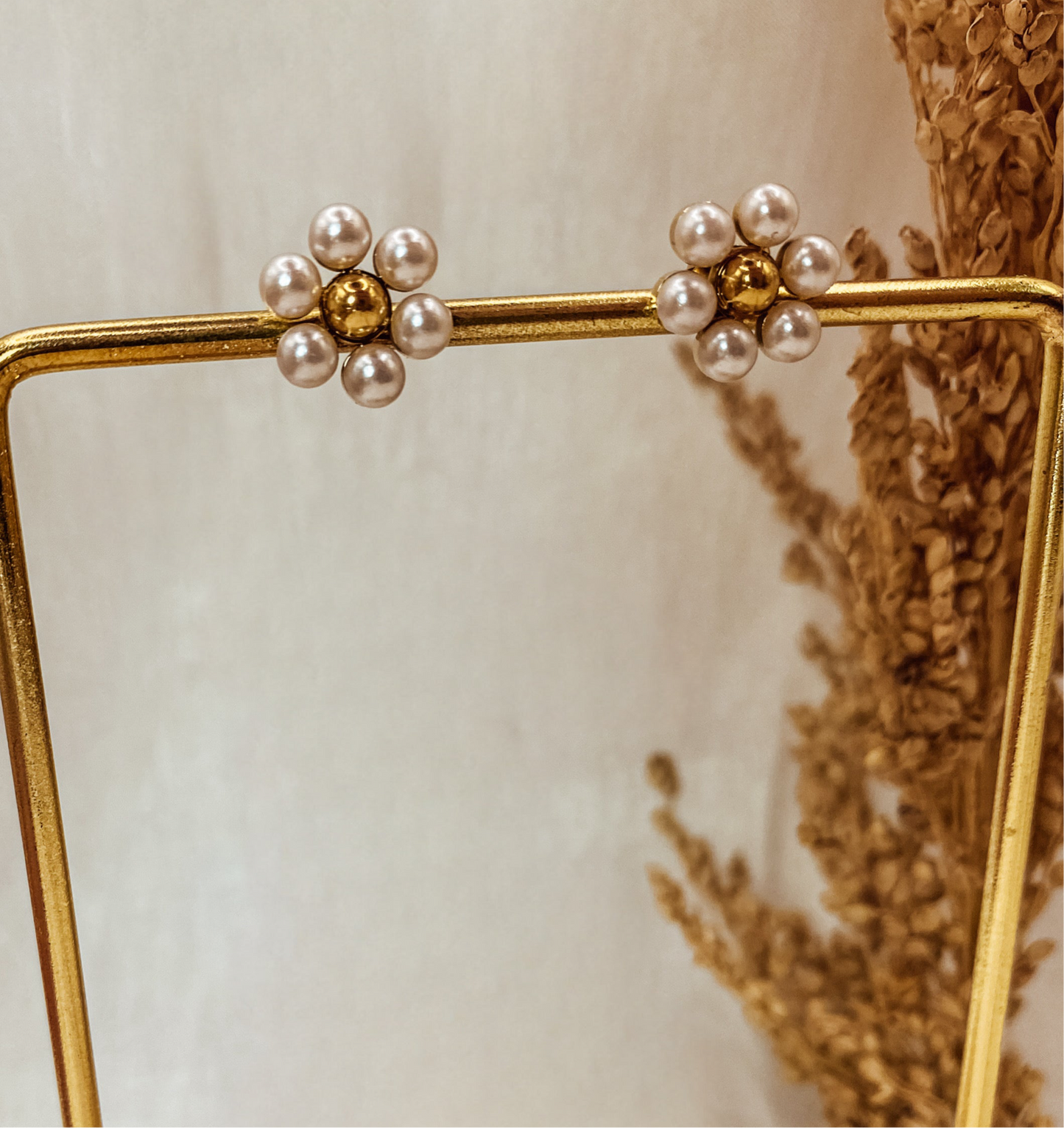 Ohrring Linen Blossom
