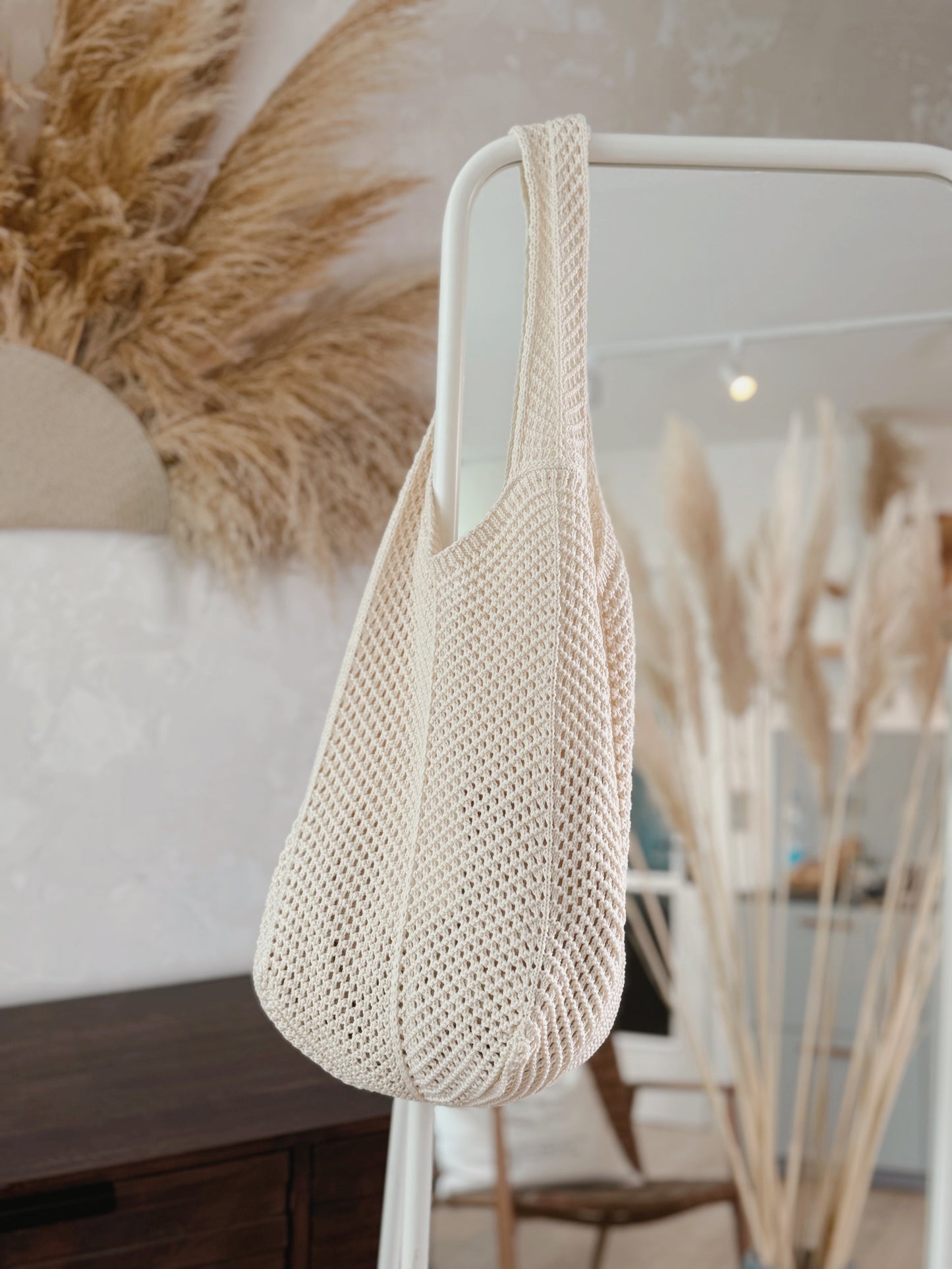 Sommertime Beuteltasche Beige