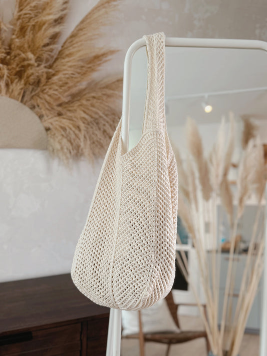Sommertime Beuteltasche Beige