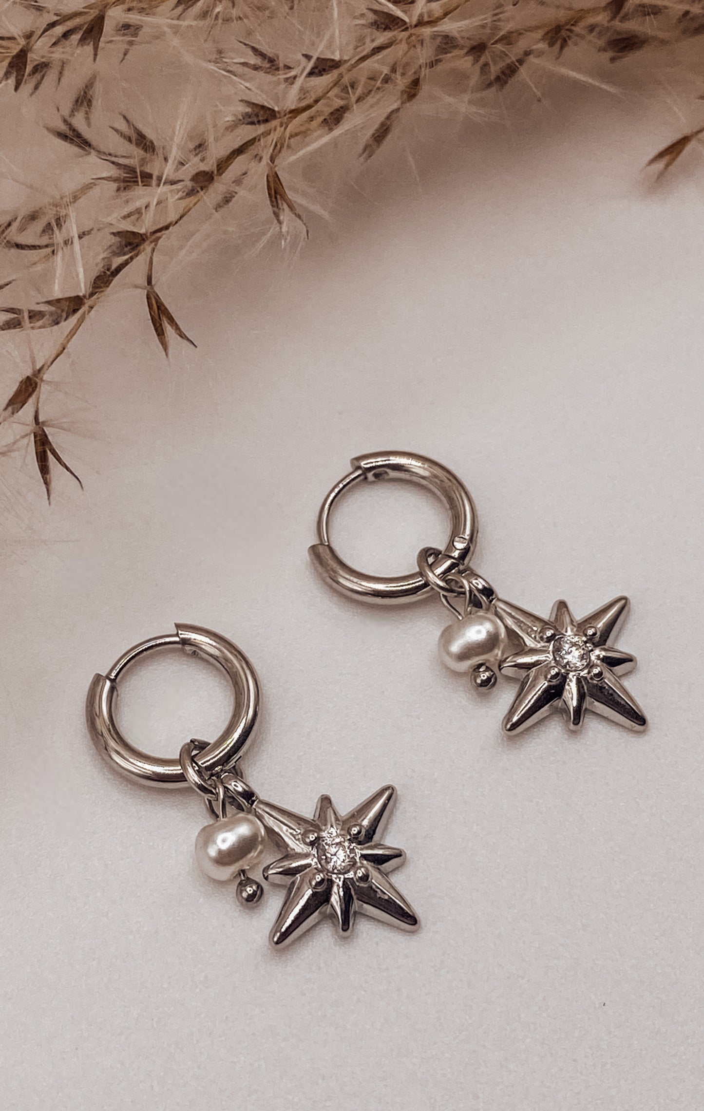 Ohrringe Pearly Star