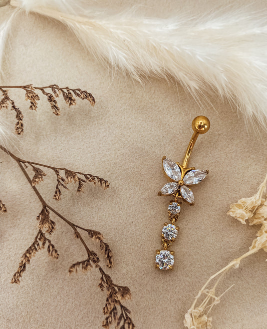 Bauchnabelpiercing Celestial Bloom