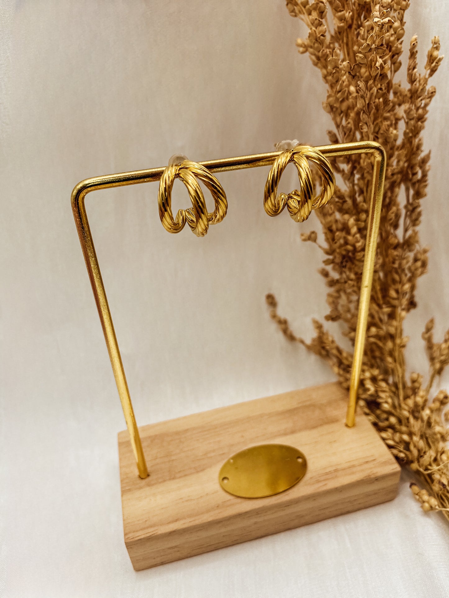 Ohrring Golden Shine