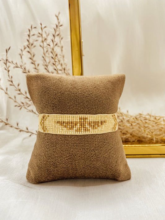 Armband Tribal Beige