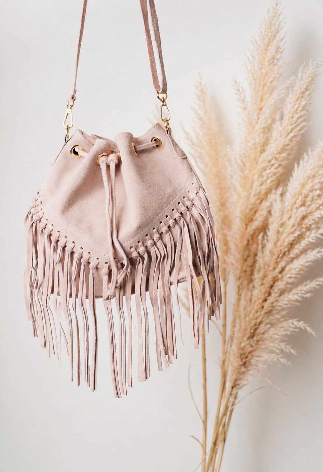 Echtleder Tasche Rosa Bluenatina