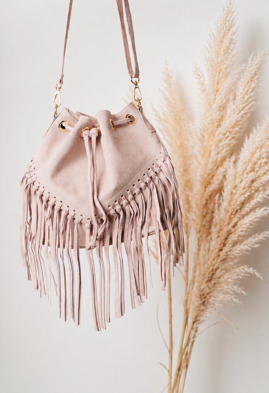 Echtleder Tasche Rosa Bluenatina
