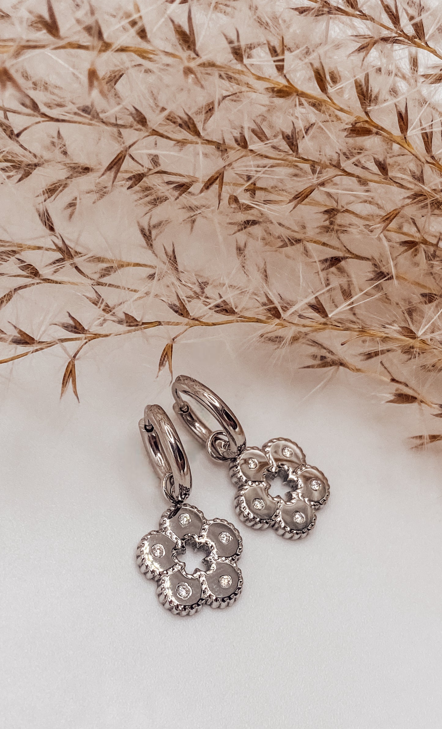 Ohrringe Silver Bloom