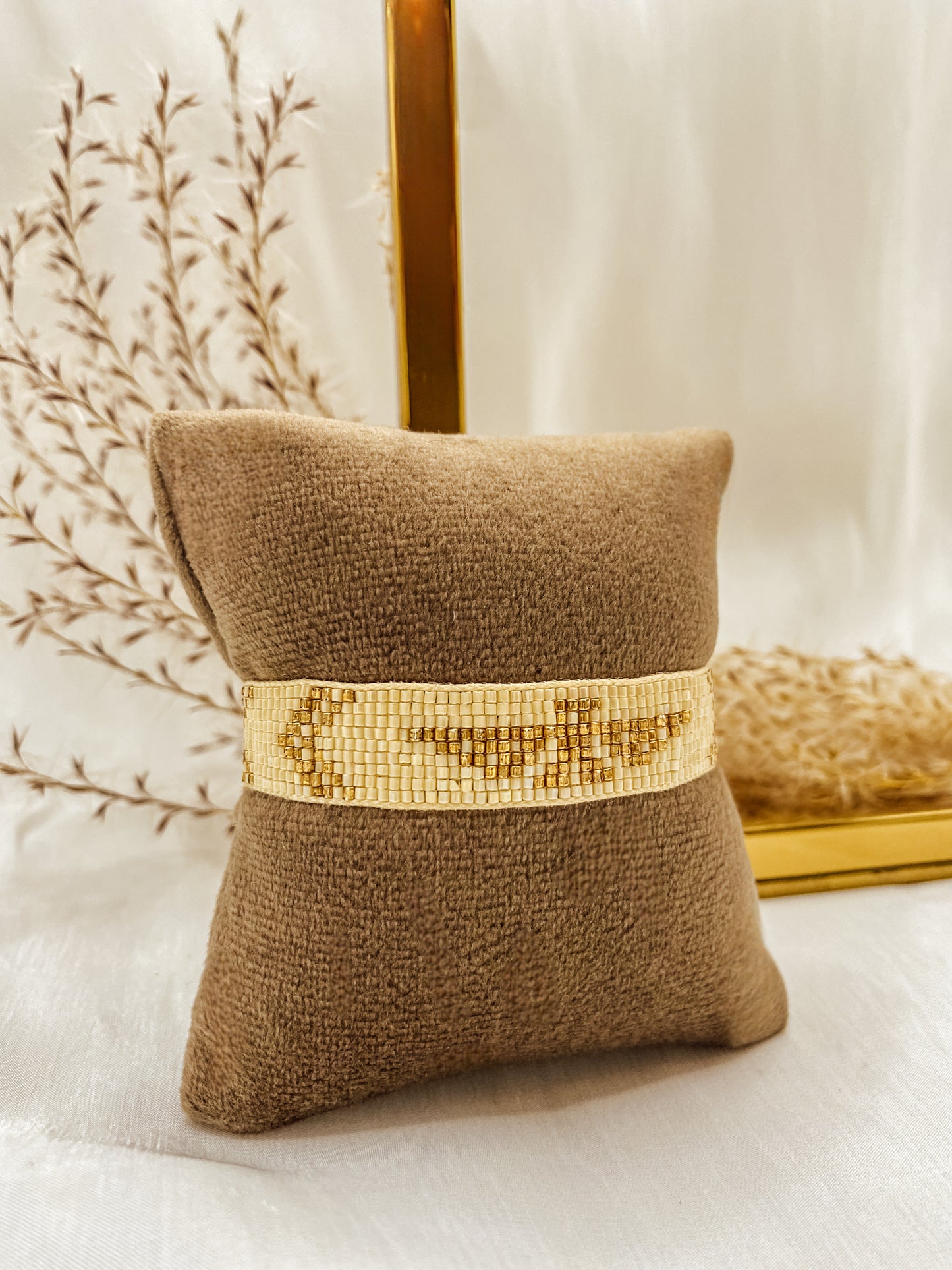 Armband Tribal Beige