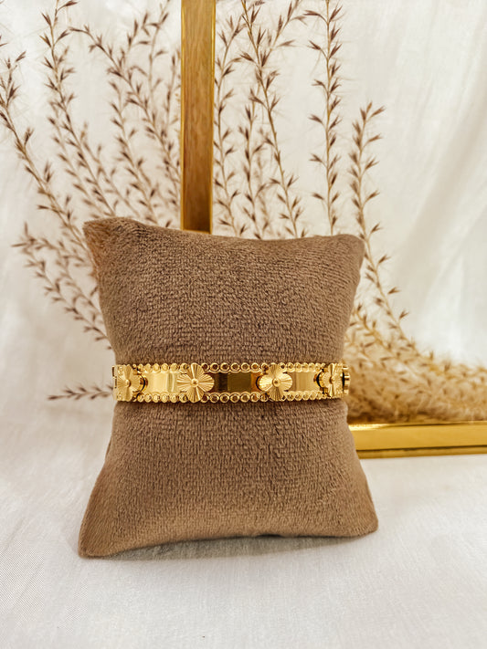 Armreif Golden Flower