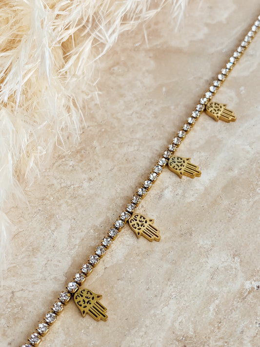 Fußkette Hamsa of Summer