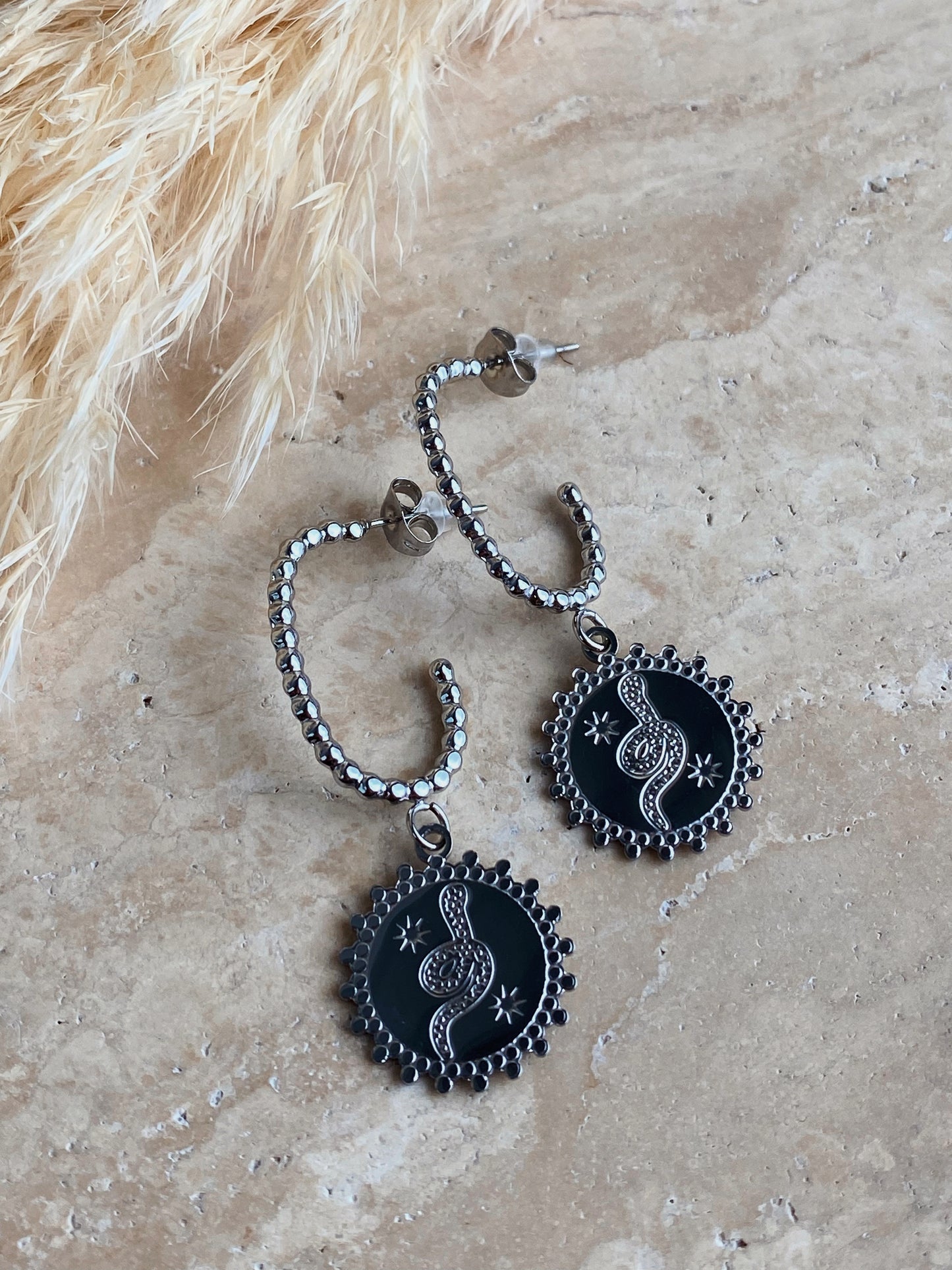 Ohrringe Silver Snake