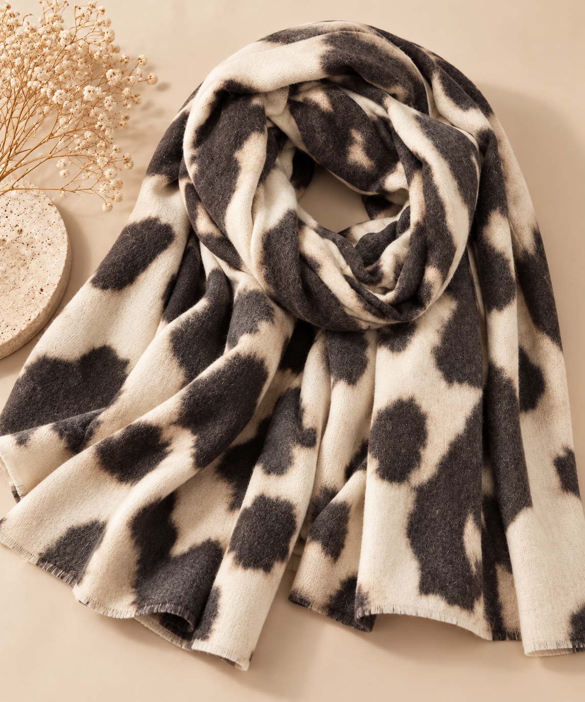Schal Taupe Leo