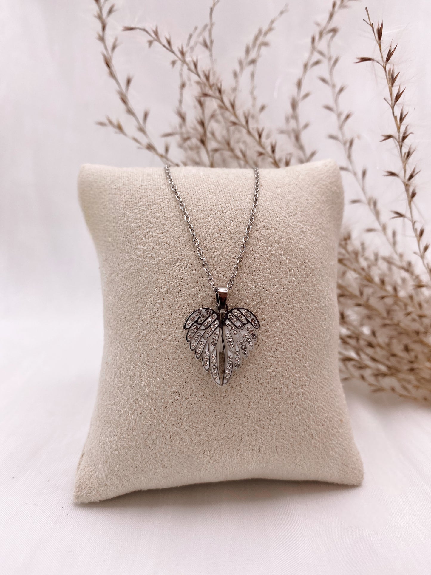 Kette Shimmer Wings Silver