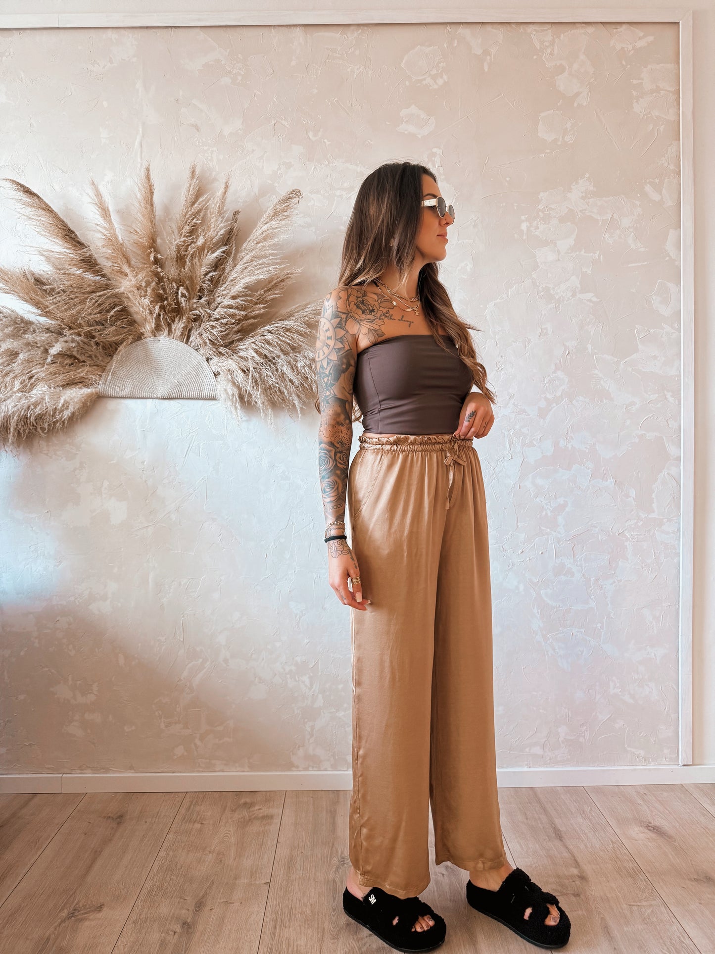 Stoffhose Tancika Brown